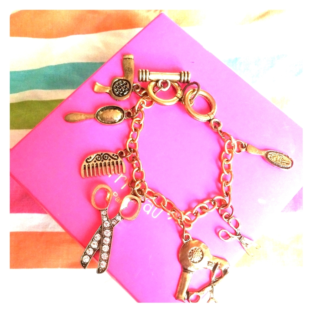 Hairdresser Charm bracelet NWOT